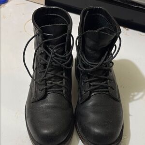 Chippewa Black Leather Tactical Boots